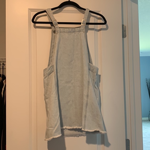 NWT Zara kids denim overalls skirt size 13-14 - Picture 2 of 5